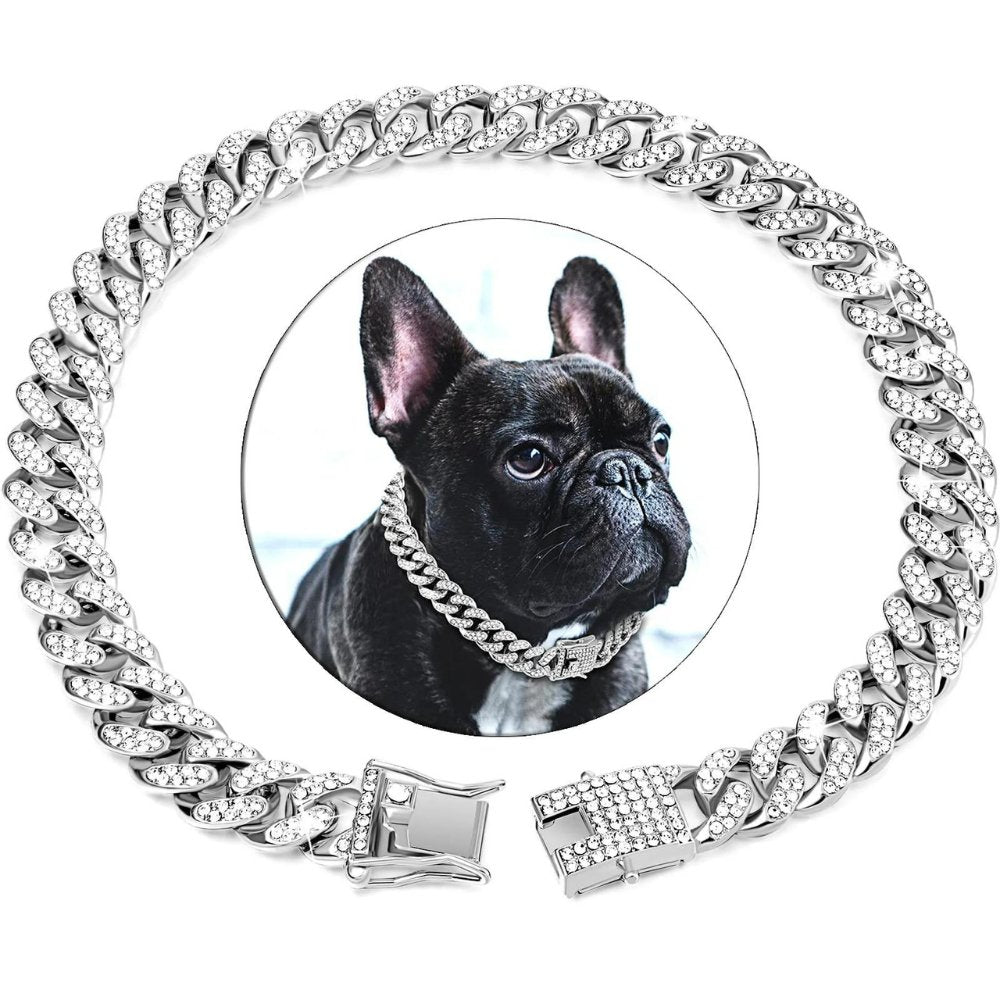 BlingPaws • Dog Gold Chain Collar - Dog Gold Chain Collar - BowLift