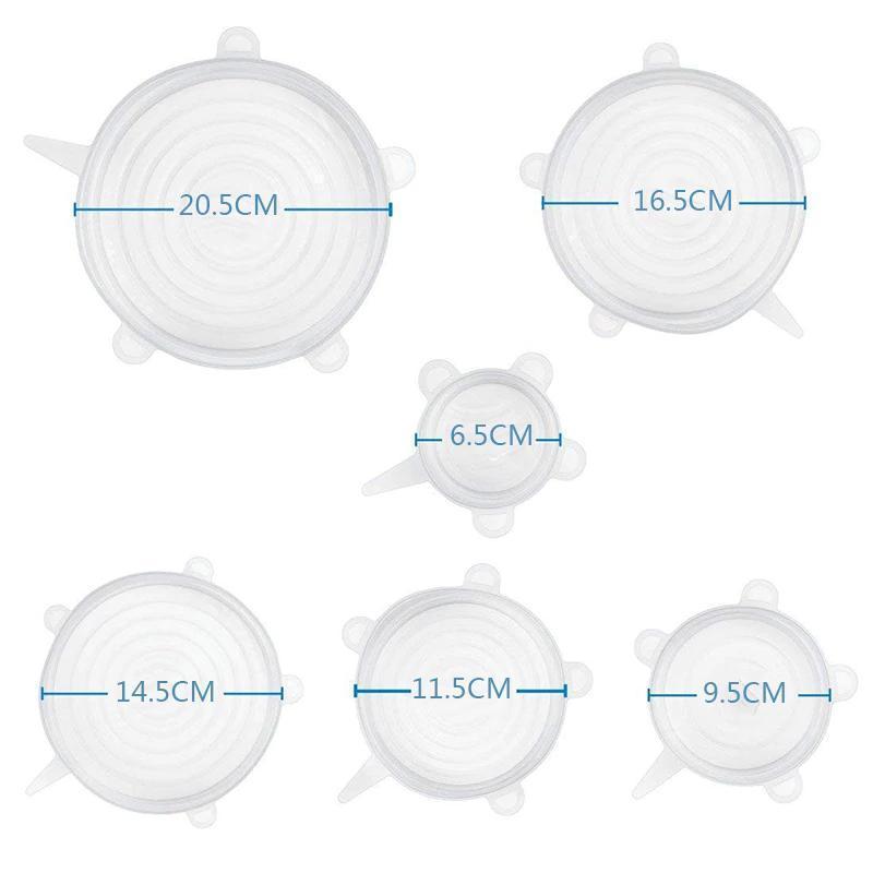 BowLift | Air Tight Silicone Food Safety Lids (Set of 6)