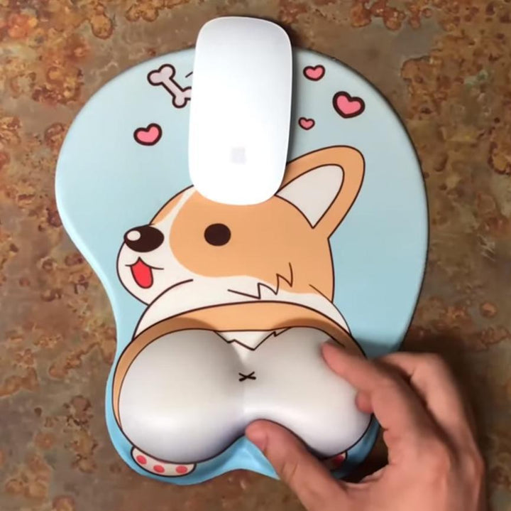 BowLift | Cute Corgi Mousepad