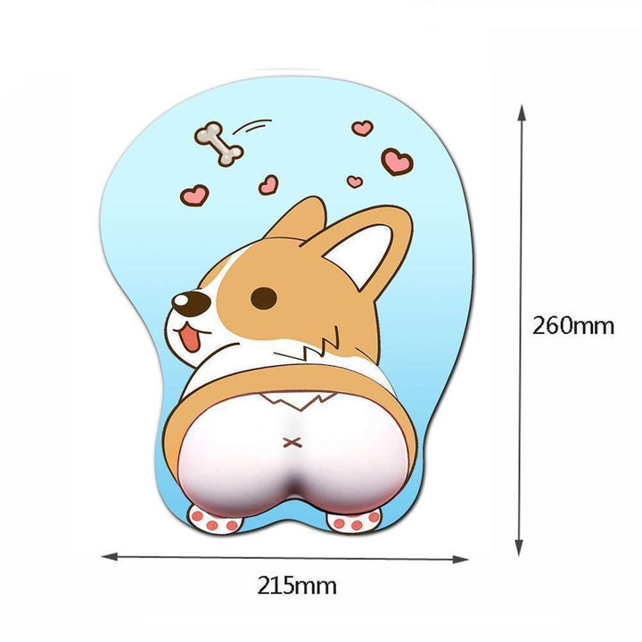 BowLift | Cute Corgi Mousepad