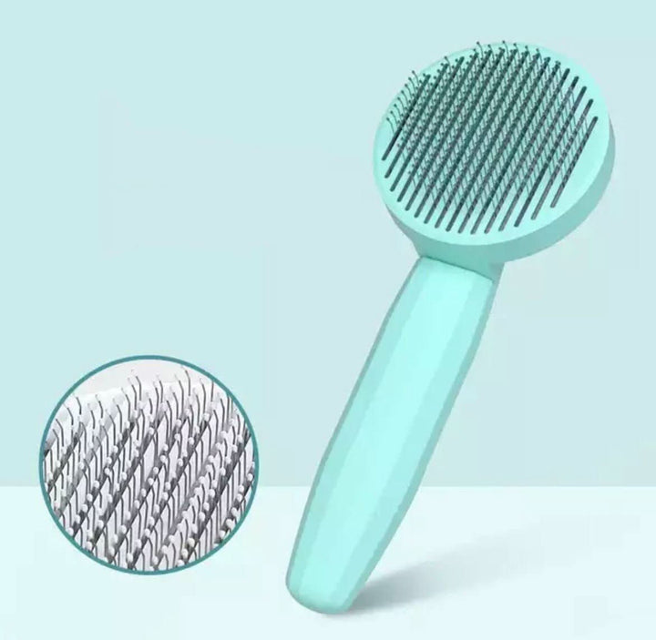 BowLift | SELFCLEAN BRUSH – Self-cleaning cat brush for less hair loss & clean coat
