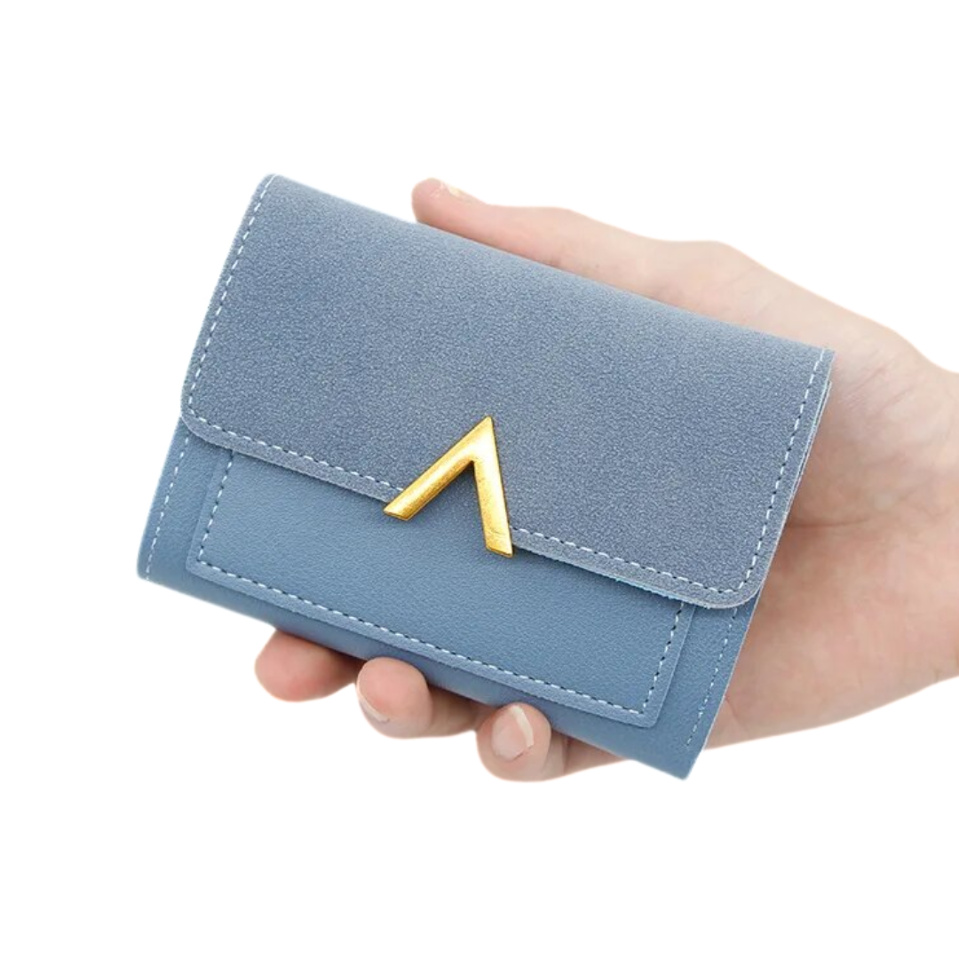 Compact Leather Wallet for Women Bowlift