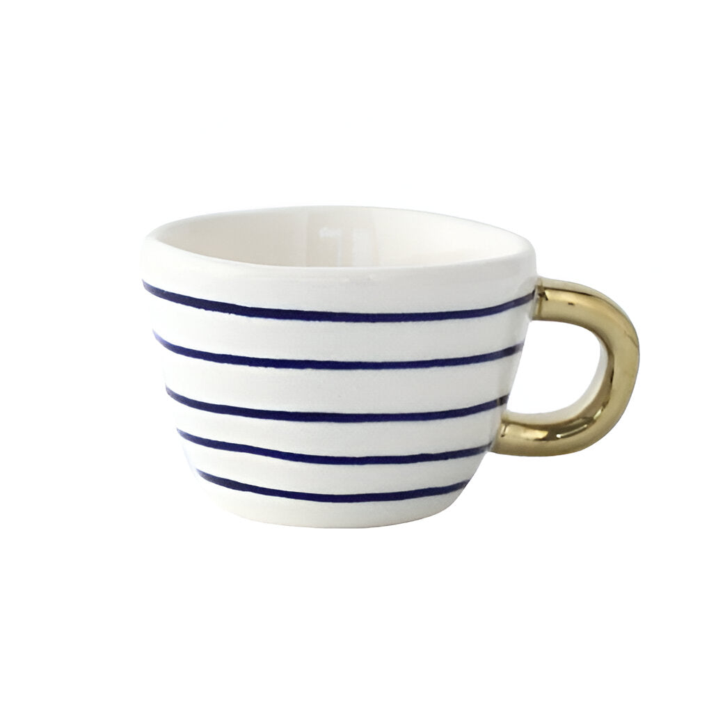 Ceramic mug with geometric design – Stylish and modern | Ideal for coffee or tea | Bowlift