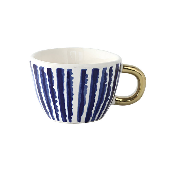 Ceramic mug with geometric design – Stylish and modern | Ideal for coffee or tea | Bowlift