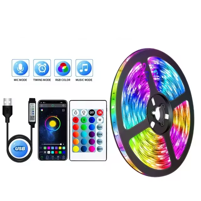 BowLift | RGB LED Strip with USB Connection - Color Changing Light for Ambient and TV Backlighting