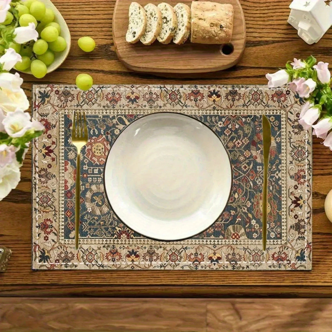 Bohemian Ethnic Woven Placemats Heat-Resistant Kitchen Table Mat | Bowlift