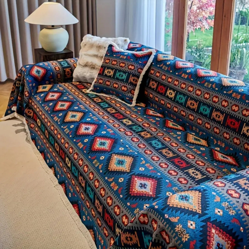 BowLift | Bohemian Geometric Cotton Blanket Throw