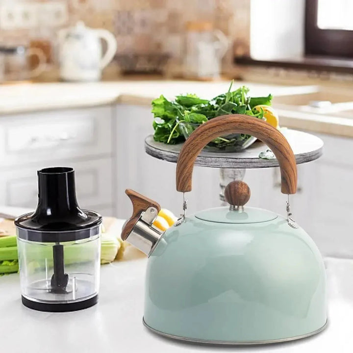 BowLift | BOILVIA – 3L Whistling Stainless Kettle with Comfort Grip Handle