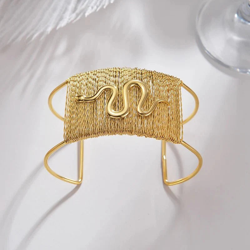 BowLift | Bold Boho Wide Opening Cuff Bracelet