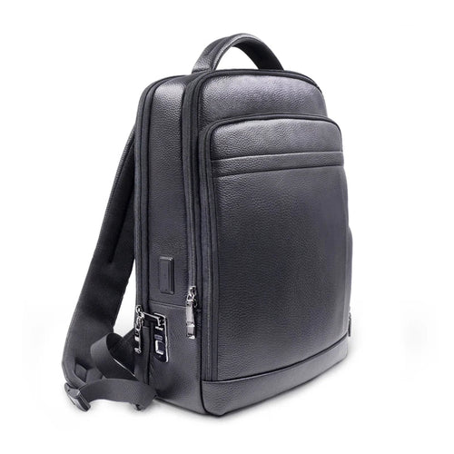 Premium Leather Backpack with Fingerprint Lock – Men’s Anti-Theft Backpack | Bowlift
