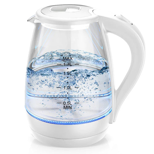 Borosilicate Glass Electric Kettle Fast Boiler with LED Indicator | Bowlift