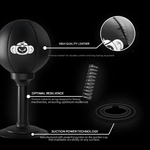 BowLift | Boxing Ball with Powerful Suction Cup - PowerStrike