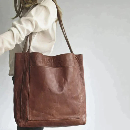 BowLift | Eva | Luxury Leather Handbag for Women – Elegant Everyday Shoulder Bag with Inner Compartments