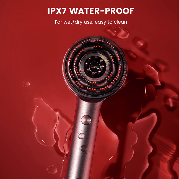 BowLift | Scalp Massaging Brush with Red Light Therapy | Promotes Hair Growth & Relieves Scalp Tension for Healthier Hair