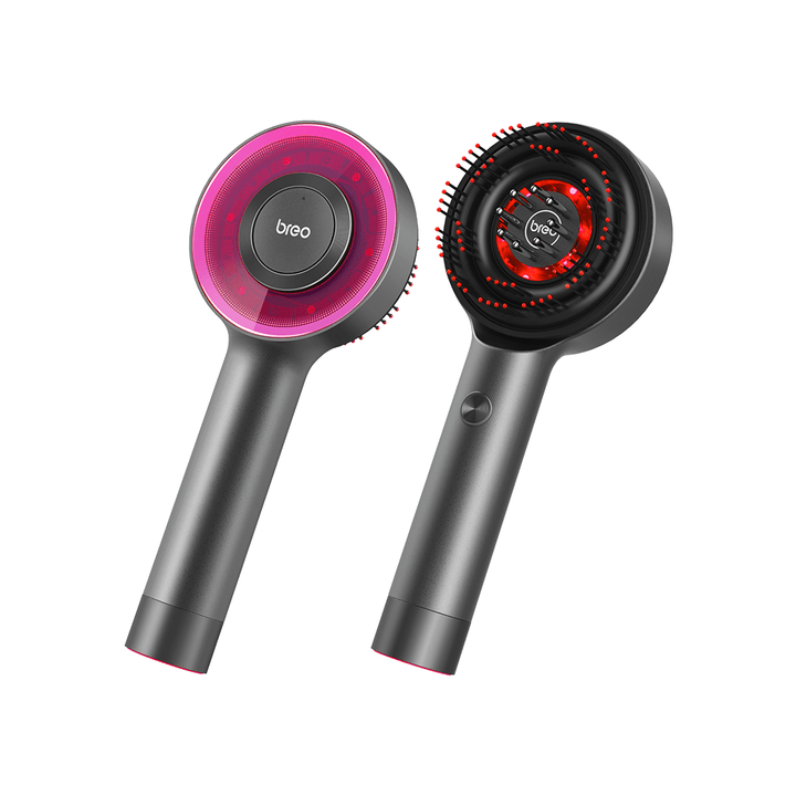 BowLift | Scalp Massaging Brush with Red Light Therapy | Promotes Hair Growth & Relieves Scalp Tension for Healthier Hair