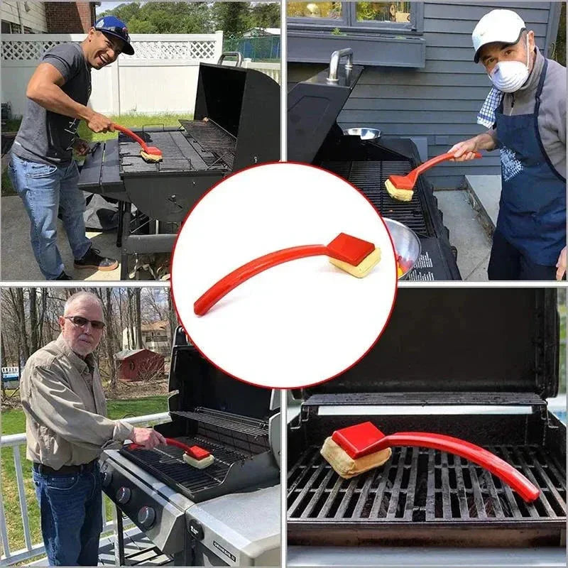BowLift | Grill Steam Cleaner Long Handle Brush