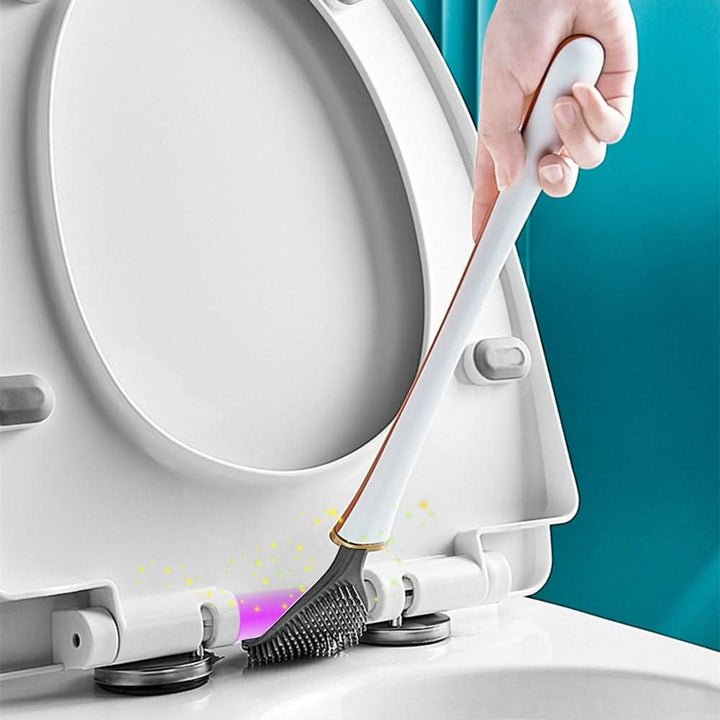 BowLift | Wall-Mounted Silicone Toilet Brush with Holder