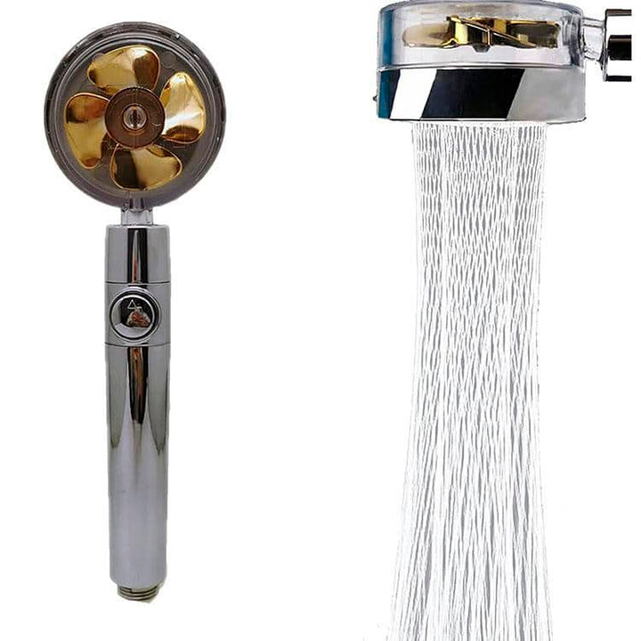 Shower head with high pressure - adjustable 360° rotating design - up to 40% water savings | Bowlift