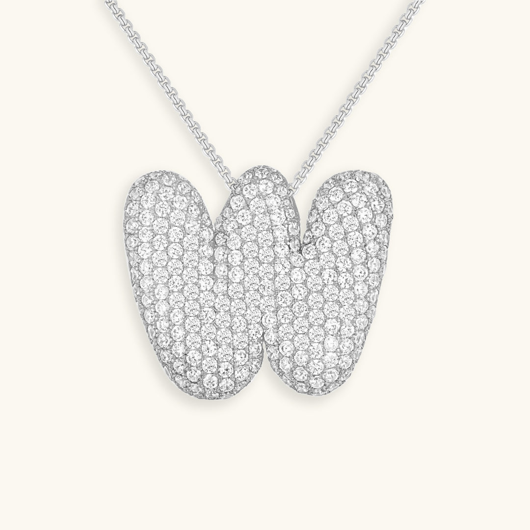 BowLift | Bubble Initial-Diamond-Necklace
