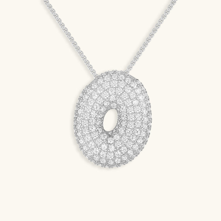 BowLift | Bubble Initial-Diamond-Necklace