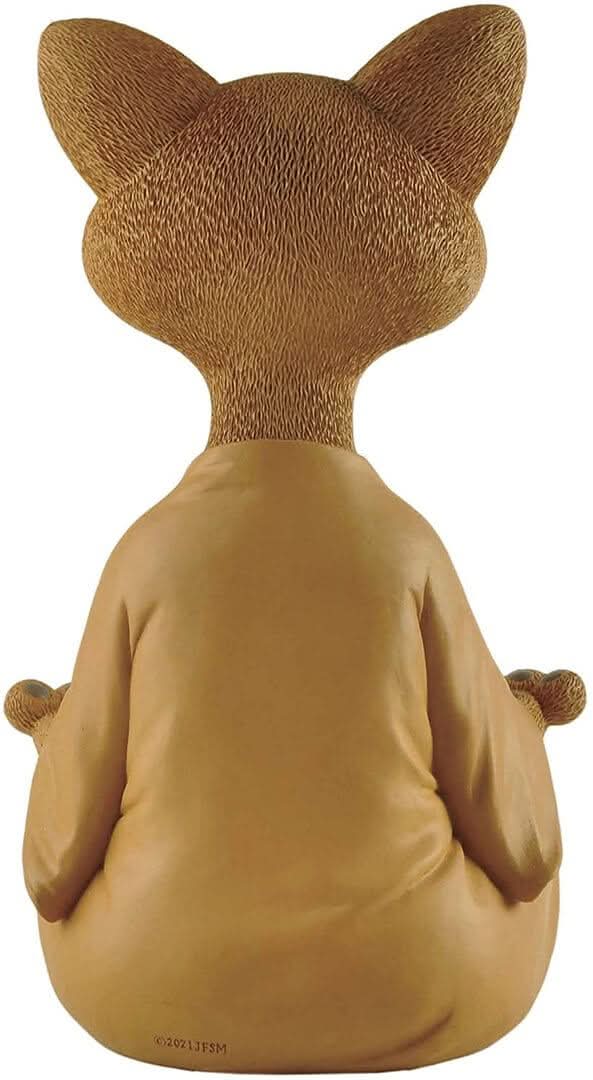 BowLift | Buddha Cat Figurine – Zen Garden Decoration