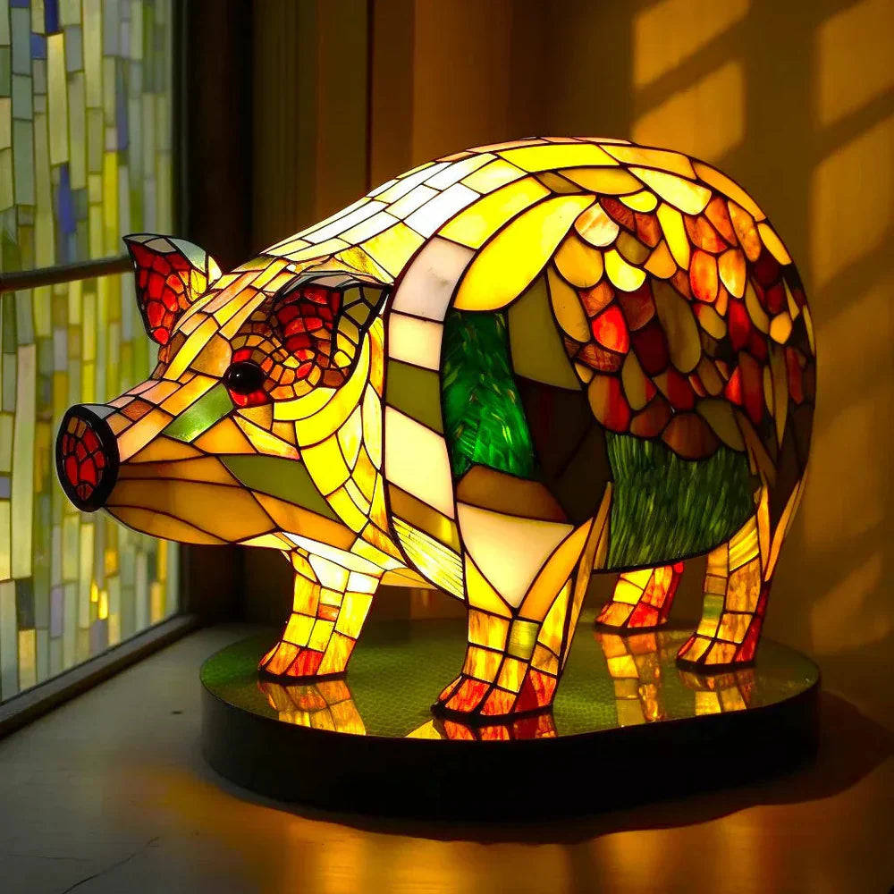 BowLift | Artistic ceiling lamp with animal motif made of glass