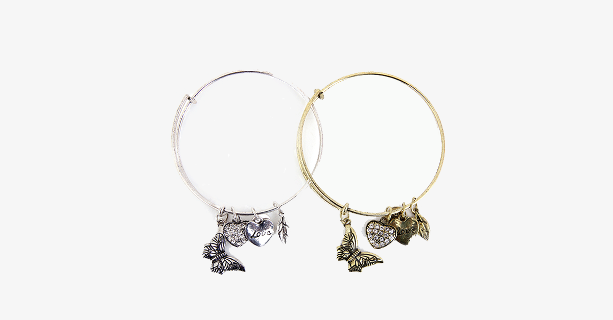 BowLift | Butterfly Love Charm Bracelet