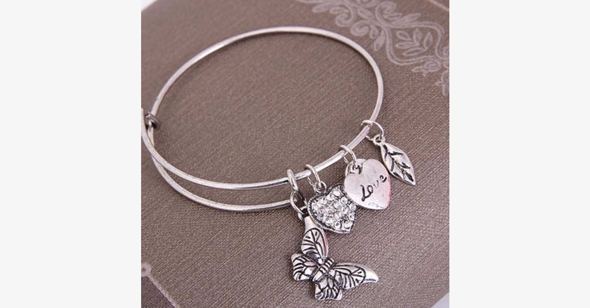 BowLift | Butterfly Love Charm Bracelet