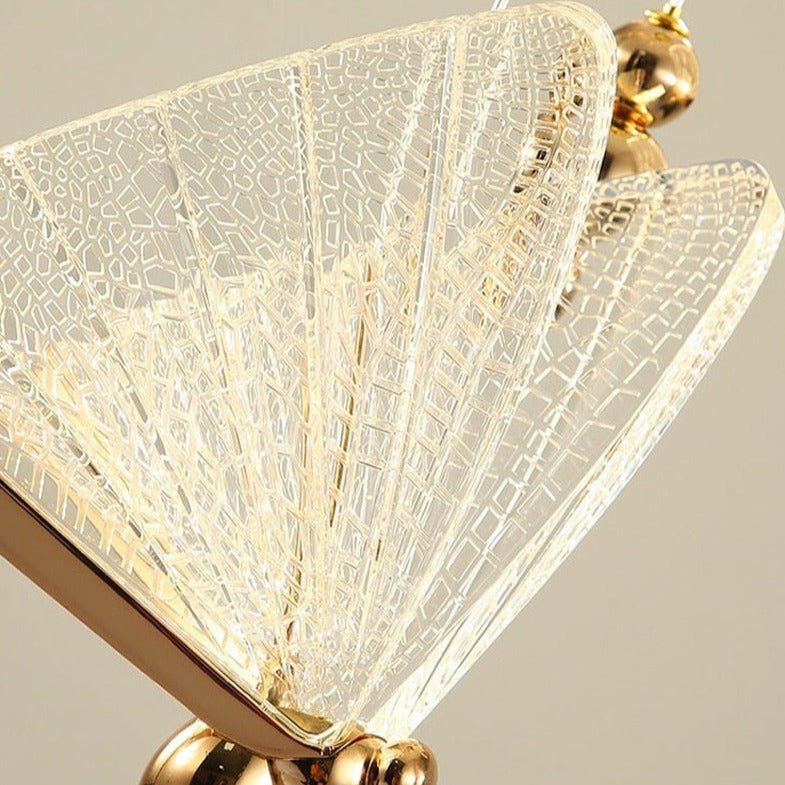 BowLift | FlareWing – Artistic Butterfly-Shaped LED Pendant Light