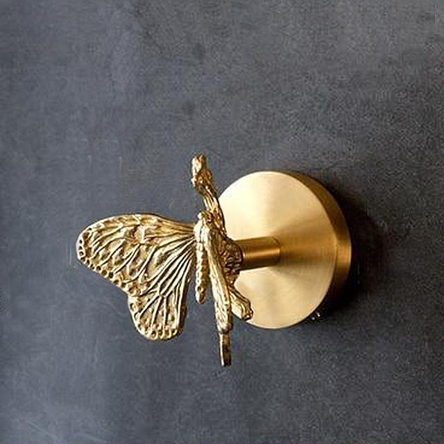 BowLift | Gold Brass Wall Hooks – Handmade Animal Designs for Stylish Wall Decoration