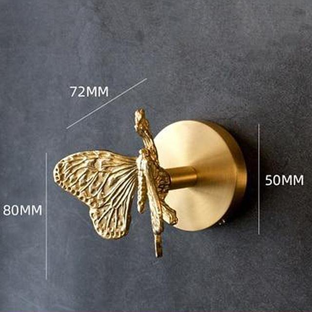 BowLift | Gold Brass Wall Hooks – Handmade Animal Designs for Stylish Wall Decoration