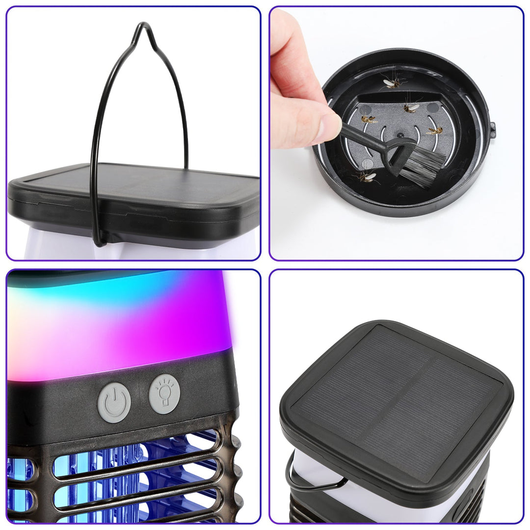 Solar Mosquito Repellent Lamp UV Light Mosquito Lamp RGB | Bowlift