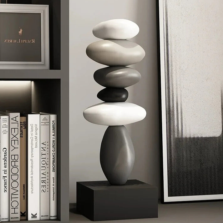 BowLift | StoneBalance - Modern stable stone sculpture