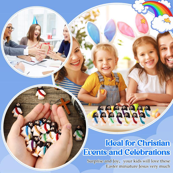 BowLift | Mini Jesus Figurines With Jesus love You Slogan