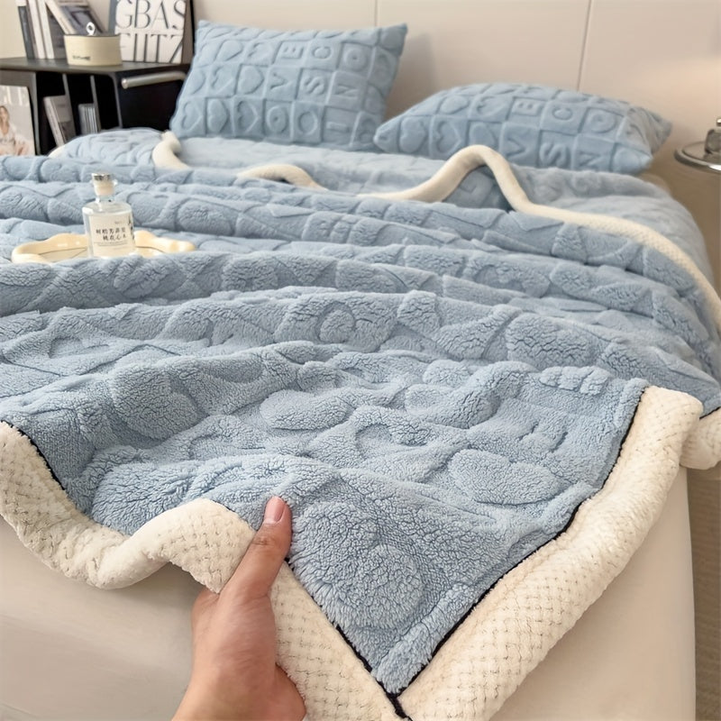 CozyCoral – Luxury Fleece Blanket for All Seasons Bowlift