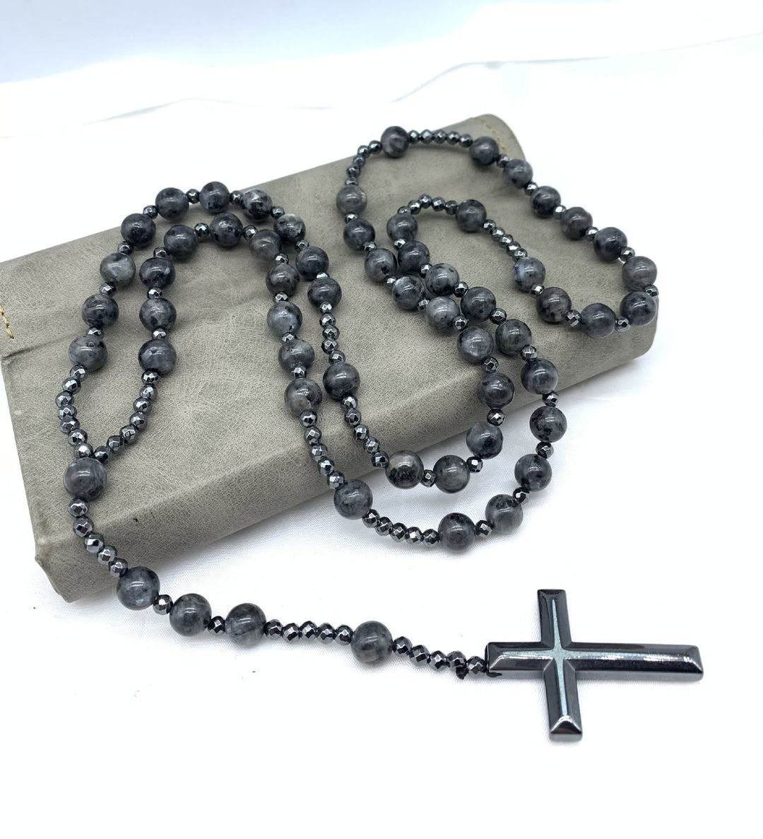 BowLift | Orion Spiritual Necklace with Tiger Eye & Lapis Lazuli – Men's Rosary