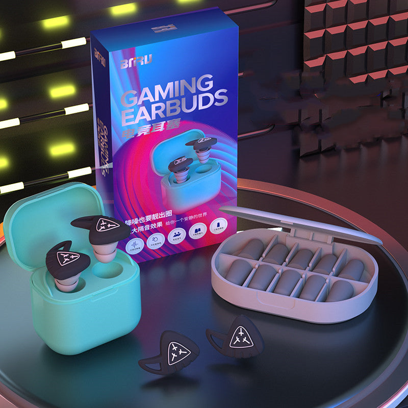 BowLift | Double-Tier Silicone Earplugs with 5 Pairs Foam Earplugs, for Noise, Sleeping & More