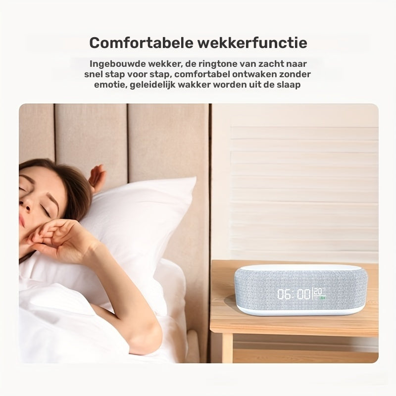 Wireless Charging Station | With Alarm Clock and Temperature Display | Bowlift