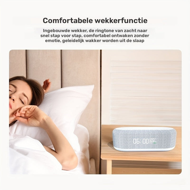 Wireless Charging Station | With Alarm Clock and Temperature Display | Bowlift