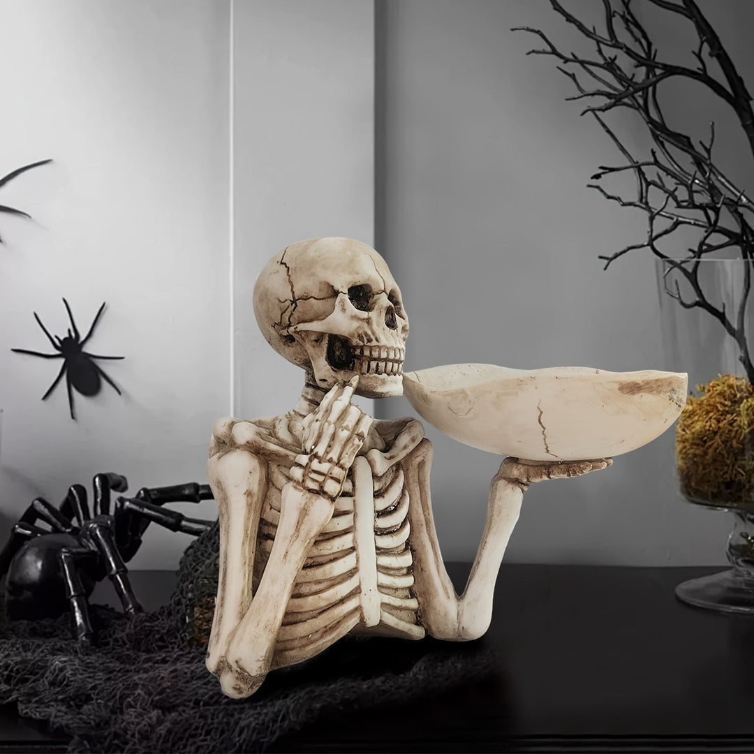 GhoulBowl Skull Bowl – Resin Halloween Candy Bowl and Gothic Decoration | Bowlift