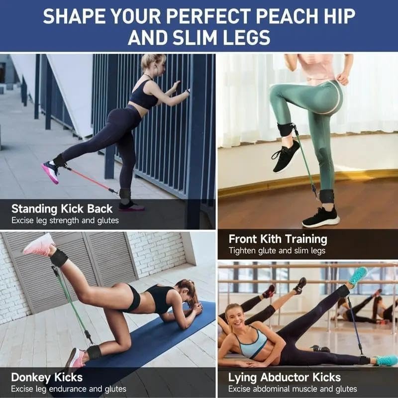 5-Pack Ankle Resistance Band Set Bowlift
