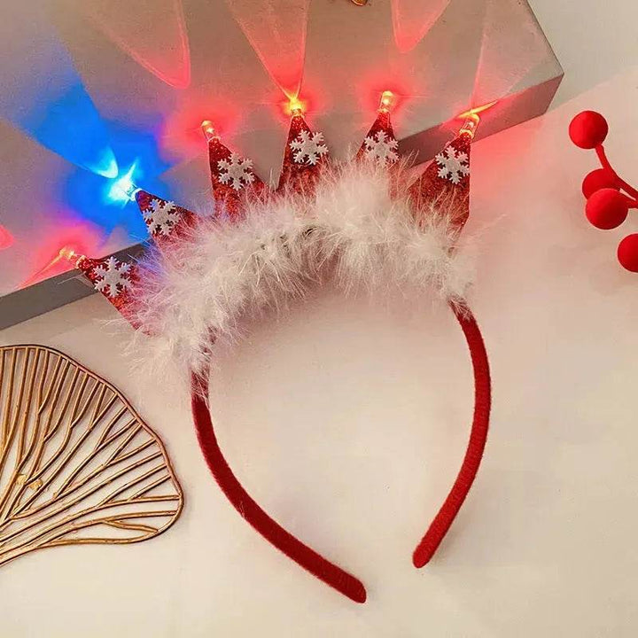 BowLift | Christmas With Light Headband Snowflake Women's