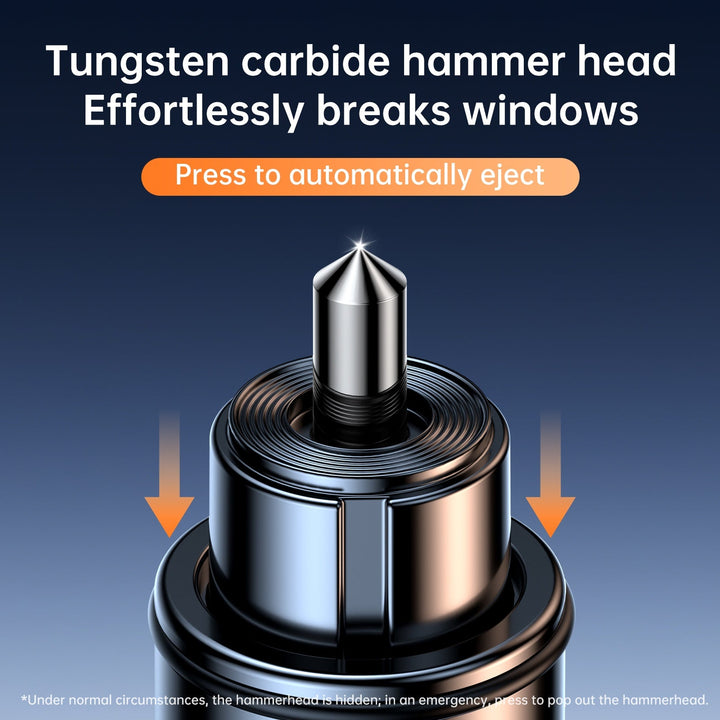 Car Emergency Rescue Hammer with Seatbelt Cutter | Bowlift