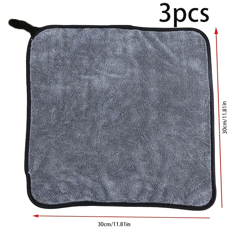 Microfiber Cleaning Cloths 3-Piece Set | Bowlift
