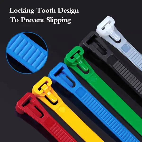 ProGrip Reusable Cable Ties — Finally stress-free organization with rock-solid hold and limitless flexibility | Bowlift