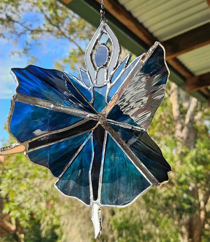 BowLift | Dancing Lady Stained Spinner [Height of 9.8 inches]