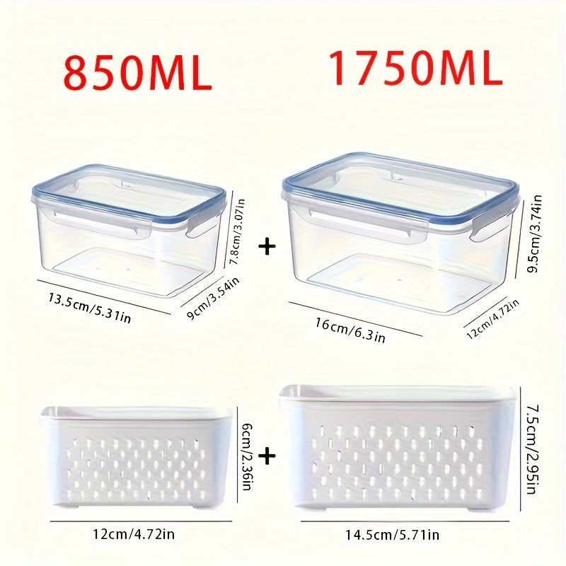EcoSafe - Reusable Food Storage Containers Set of 4 Bowlift