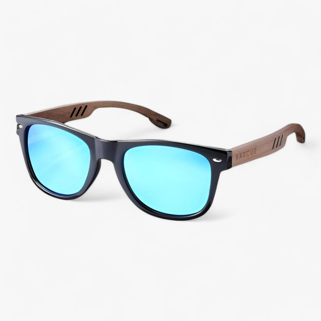 BowLift | Wooden Temple Polarized Sunglasses UV400 Protection