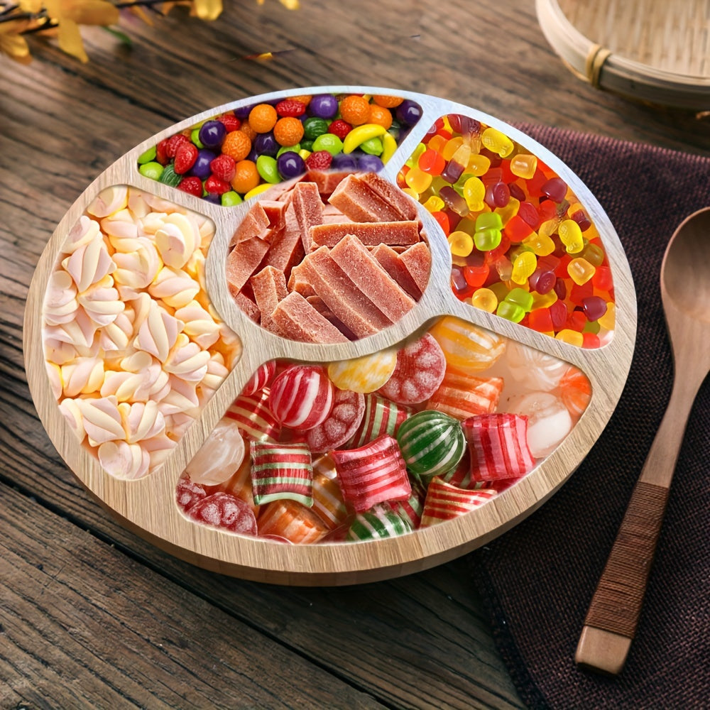 BowLift | SnackAura – Serve snacks stylishly with a durable, eco-friendly bamboo tray
