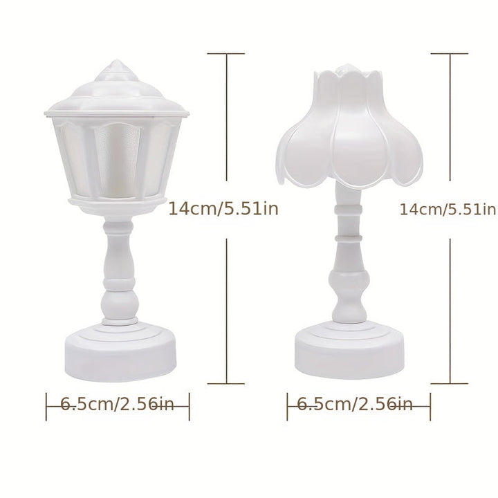 LumiDeco - Retro LED Mini Table Lamp for Home Bowlift